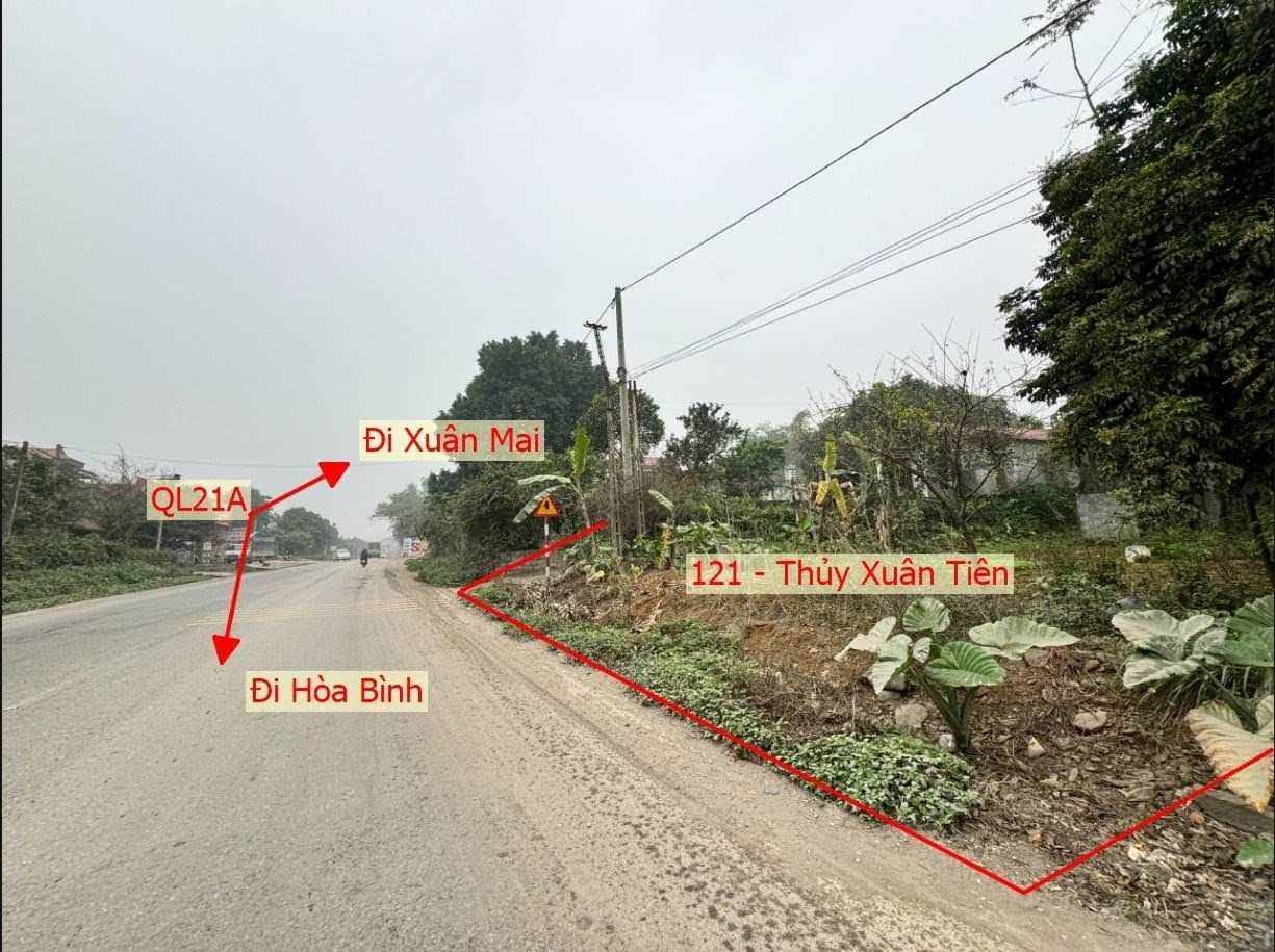 Hình ảnh Bán Thửa Đất 121m Tại Thủy Xuân Tiên Bám Mặt Đường Hồ Chí Minh(QL21A) Giá Chỉ Vài Tỷ