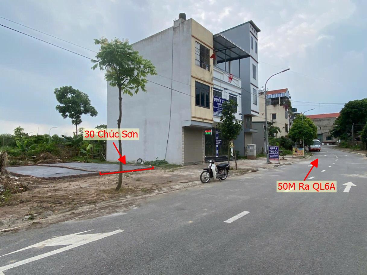 Hình ảnh Bán Đất Tái Định Cư Đồng Tía Thị Trấn Chúc Sơn Ngay Sát QL6A Gần Trung Tâm Hành Chính Huyện