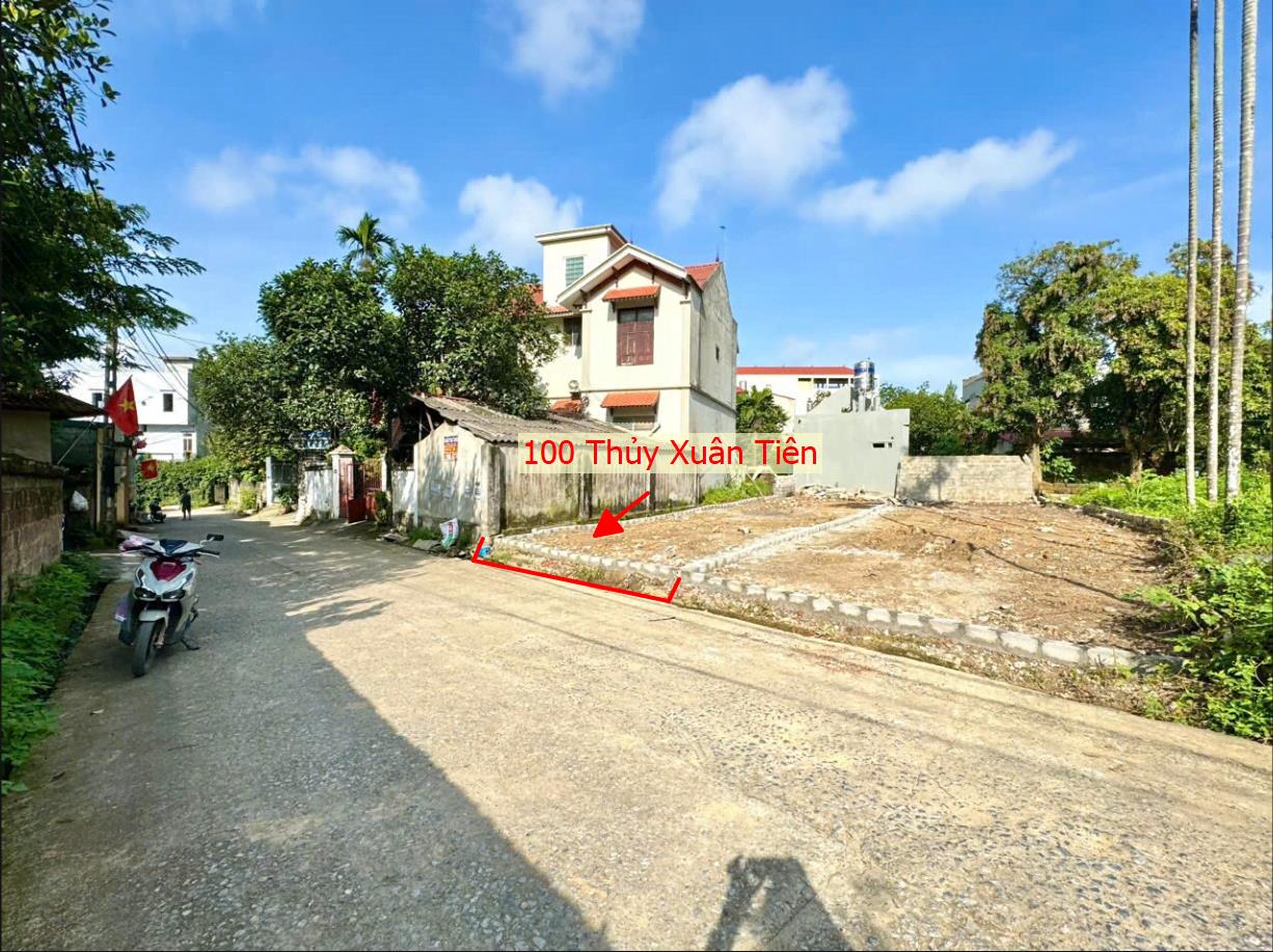 Hình ảnh Bán Thửa Đất 100m Tại Thủy Xuân Tiên Mặt Trục Kinh Doanh Thôn Ngay Gần QL21A 