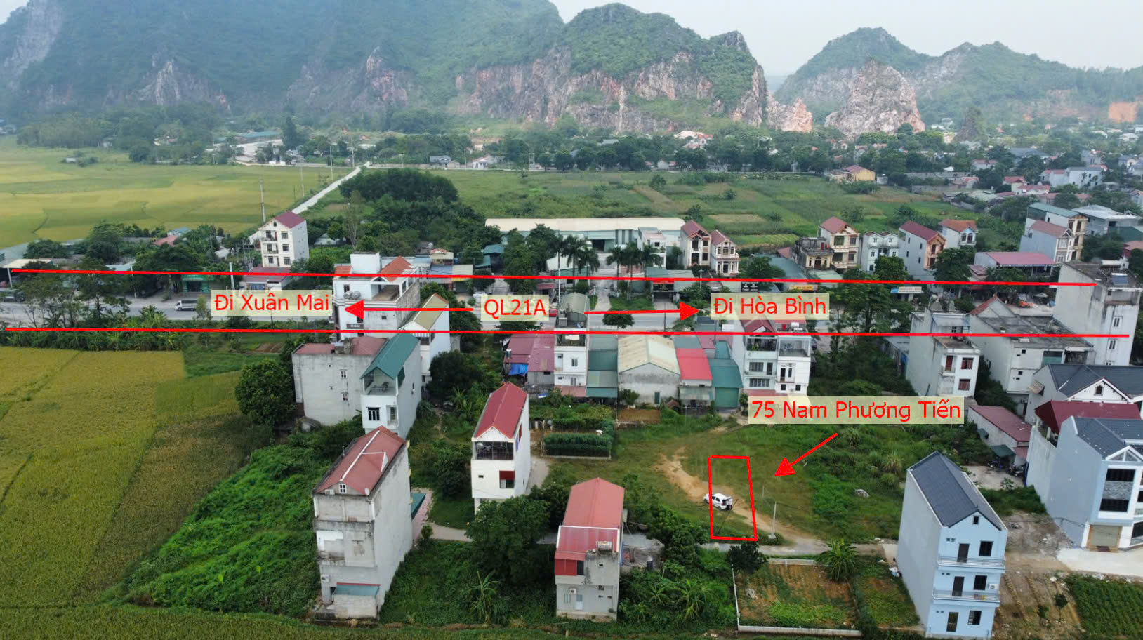 Hình ảnh Đất Đấu Giá Khu Lô 8 Chợ Cá Nam Phương Tiến Chương Mỹ Làn 2 QL21A Nằm Trong Quy Hoạch Đô Thị Vệ Tinh Xuân Mai