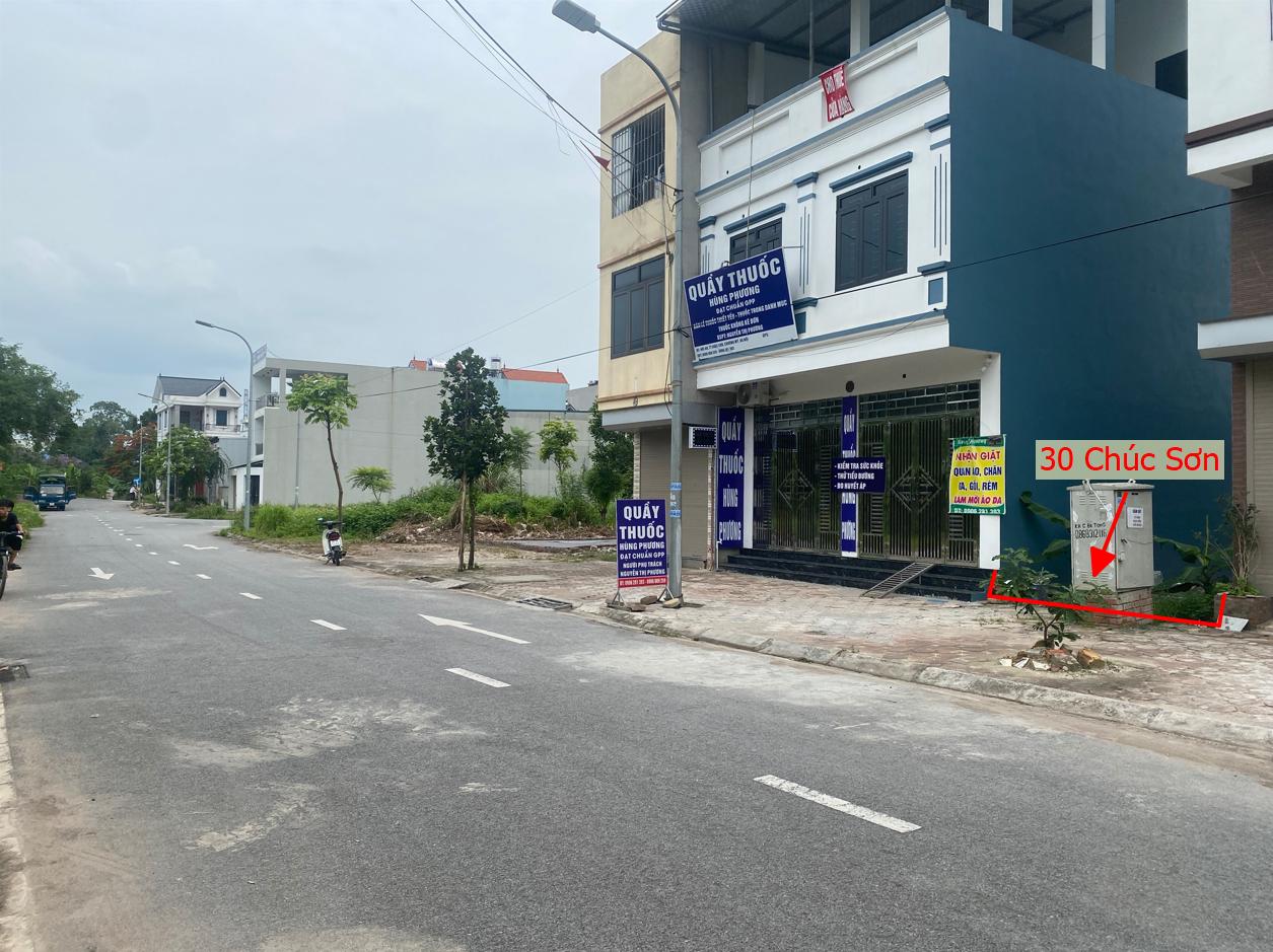 Hình ảnh Bán Thửa Đất 30m Thuộc Khu Tái Định Cư Đồng Tía Chúc Sơn Ngay Sát Trục Liên Xã Đê Đáy, QL6A