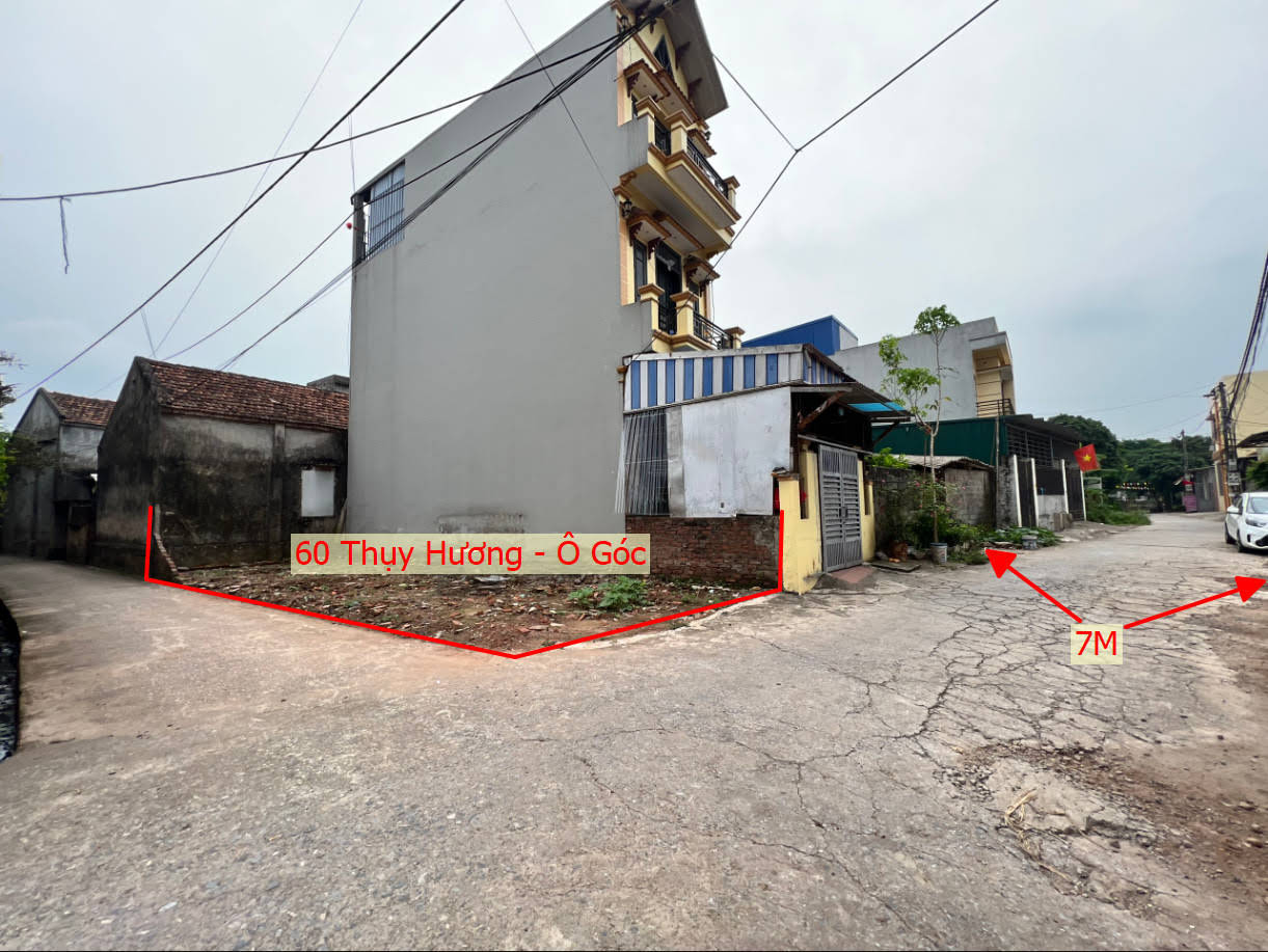 Hình ảnh Bán Lô Góc 2 Mặt Tiền Full Thổ Cư 60m Tại Thụy Hương Chương Mỹ Đường Ô Tô Tránh Gần Trục Liên Xã 