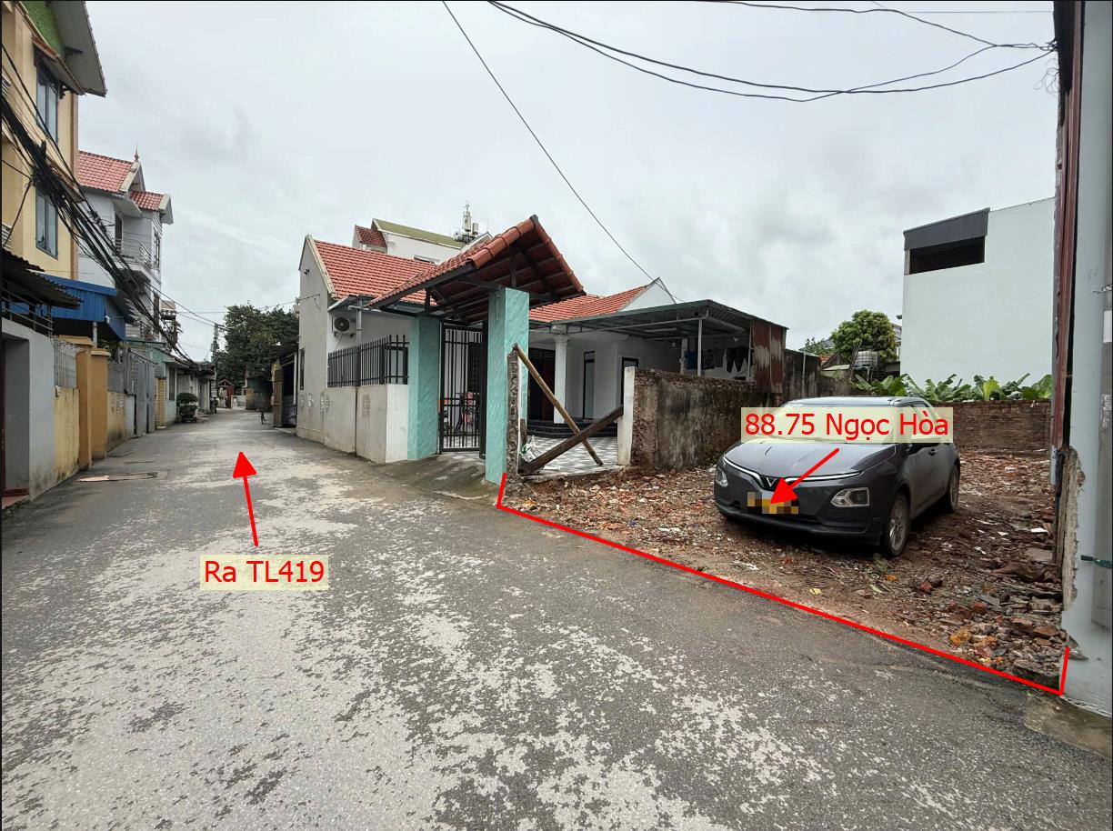 Hình ảnh Bán Đất Ngọc Hòa Full Thổ Cư Trục Kinh Doanh Thôn Ngay Sát Chợ Chúc Sơn 