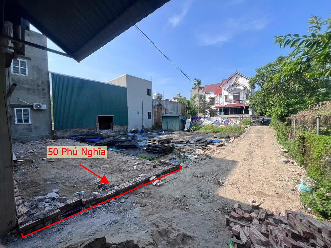 Hình ảnh Bất Động Sản Phú Nghĩa Bán Đất Khu Vực Phú Nghĩa Ô Tô Đỗ Tận Đất Sát Cụm CKN Phú Nghĩa, QL6A Đang Mở Rộng