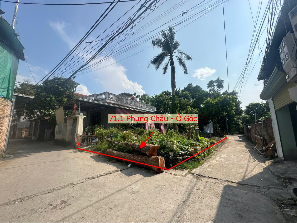 Hình ảnh Bán Lô Góc 2 Mặt Tiền 71.1m Tại Phụng Châu Ô Tô Đỗ Tận Đất Sát Trục Kinh Doanh Liên Huyện