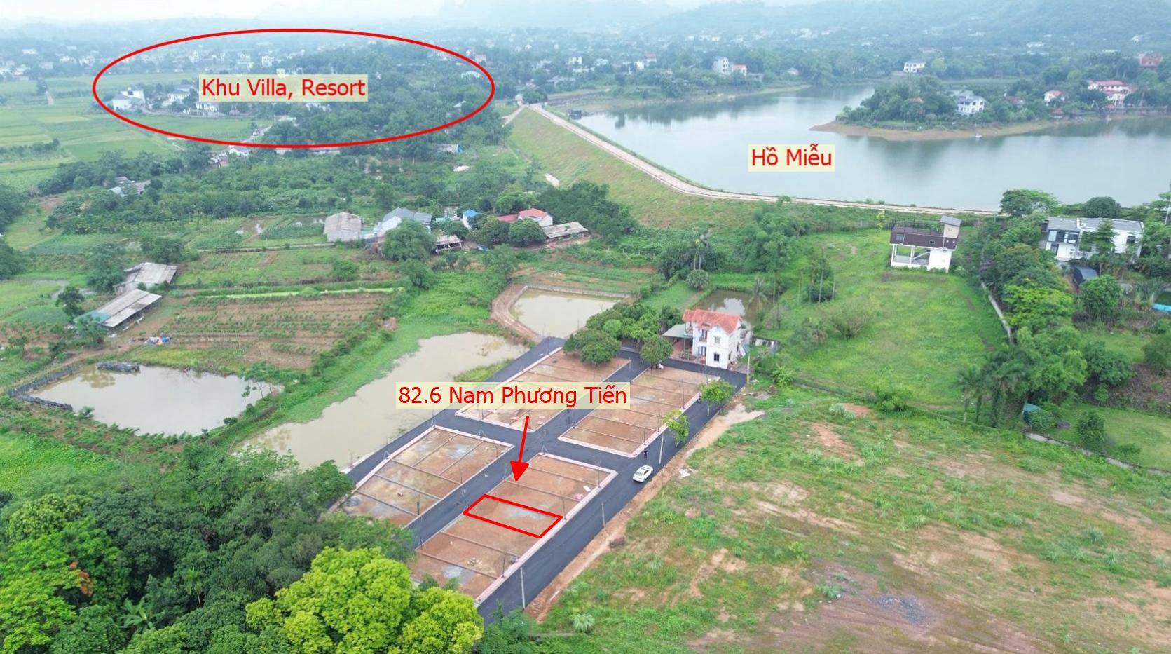 Hình ảnh Bất Động Sản Xuân Mai Bán Đất Phân Lô Khu Vực Nam Phương Tiến Sát Hồ Miễu Thoáng Mát Cạnh Khu Nghỉ Dưỡng La Saveur Hòa Bình