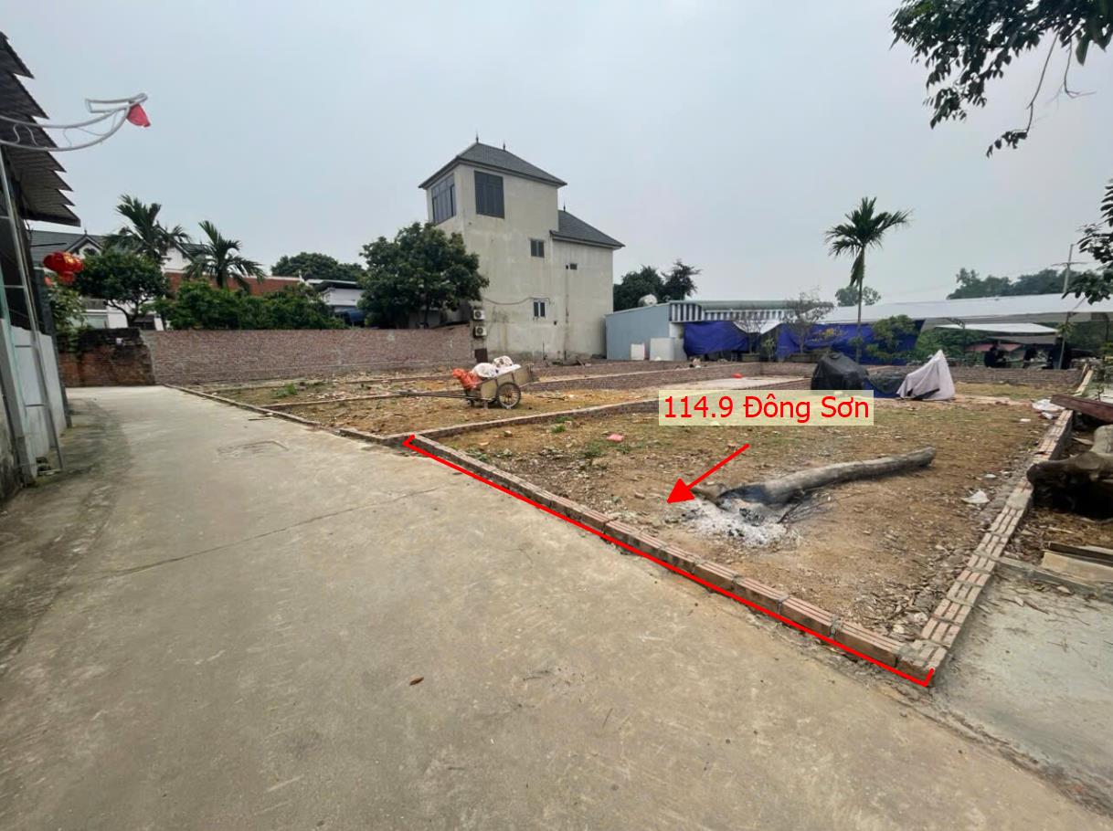 Hình ảnh Bán Đất Phân Lô Đông Sơn Ô Tô Đỗ Tận Đất Ngay Sát Trục Chính Kinh Doanh Liên Xã Cách QL6A Chỉ Hơn 1km