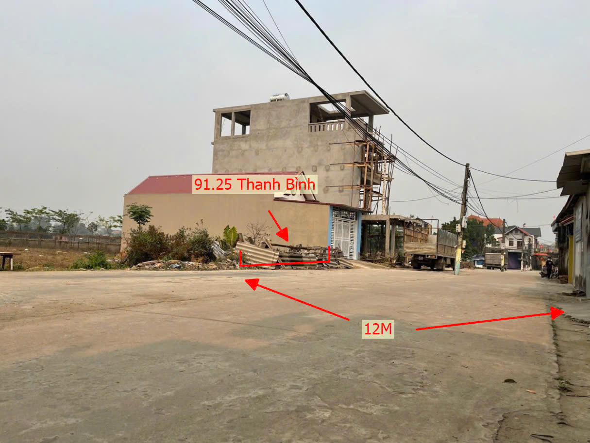 Hình ảnh Đất Đấu Giá Khu Đồng Sắn Ngay Trung Tâm Xã Thanh Bình Sát Trục Liên Xã Gần QL6A Đang Mở Rộng 