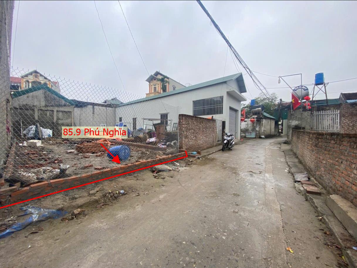Hình ảnh Chủ Cắt Bán 85.9m Tại Phú Nghĩa Ô Tô Vào Tận Đất Sát KCN Phú Nghĩa , QL6A Đang Triển Khai Mở Rộng