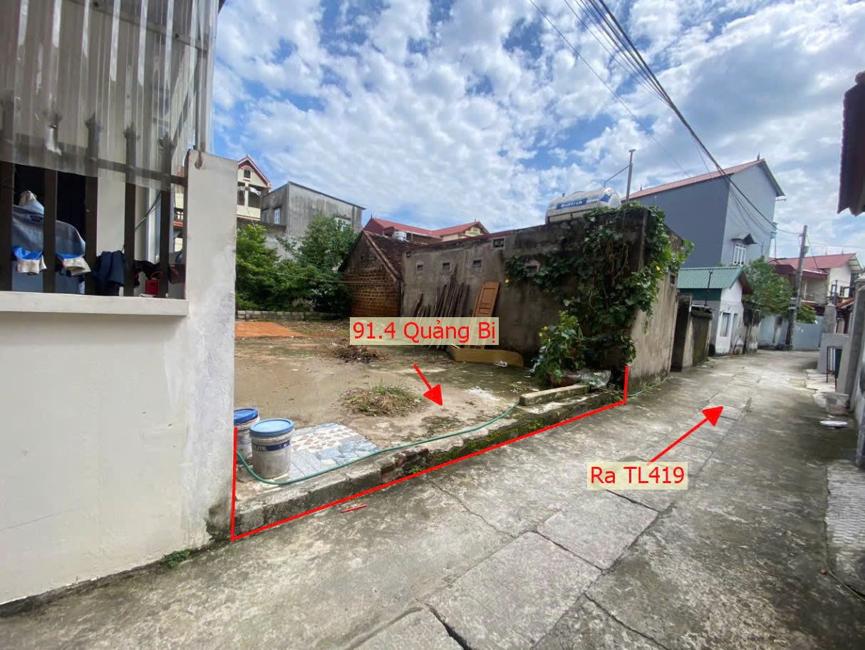 Hình ảnh Bán Đất Quảng Bị Sát Mặt Đường Kinh Doanh TL419 Ngay Trung Tâm Thương Mại Xã Quảng Bị 