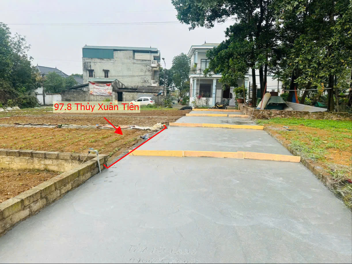 Hình ảnh Bán Đất Phân Lô Xã Thủy Xuân Tiên 97.8m Ô Tô Đỗ Tận Đất Gần Trục Kinh Doanh Liên Xã 