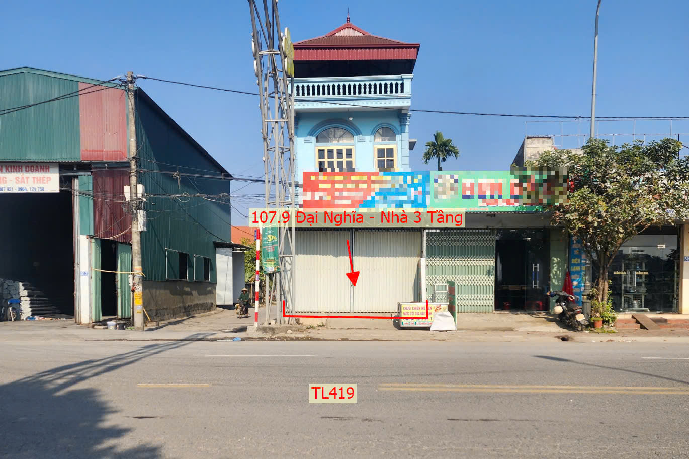 Hình ảnh Bán Nhà 3 Tầng 107.9m Ngay Trung Tâm Thị Trấn Đại Nghĩa Mặt Đường Kinh Doanh TL419 