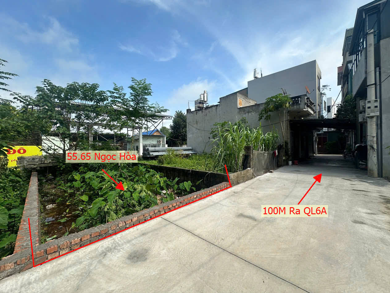 Hình ảnh Bán Đất Ngọc Hòa Sát QL6A Ngay Gần Trung Tâm Xã Ngọc Hòa Giá Chỉ Vài Tỷ 