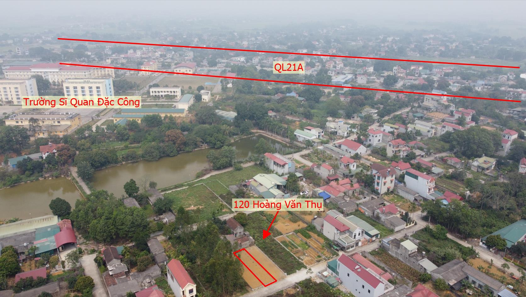 Hình ảnh Bán Thửa Đất 120m Tại Hoàng Văn Thụ Thuộc Khu Tái Định Cư Ngay Gần Đường QL21A