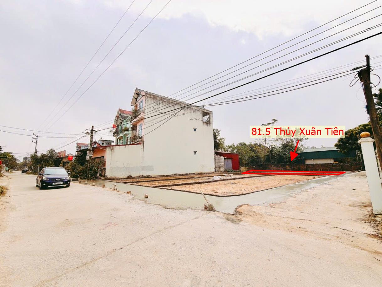 Hình ảnh Bán Thửa Đất 81.5m Tại Thủy Xuân Tiên Ô Tô Đỗ Tận Đất Ngay Sát Trục Chính Kinh Doanh Liên Xã 
