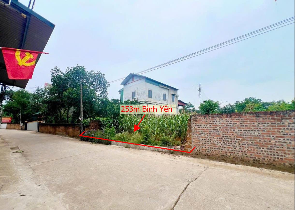 Hình ảnh Bán Lô Đất 253m Tại Bình Yên Thạch Thất Bám Đường Bê Tông Ô Tô Vào Tận Đất Dân Cư Đông Đúc Phù Hợp Phân Lô Đầy Đủ Tiện Ích Giá Đầu Tư