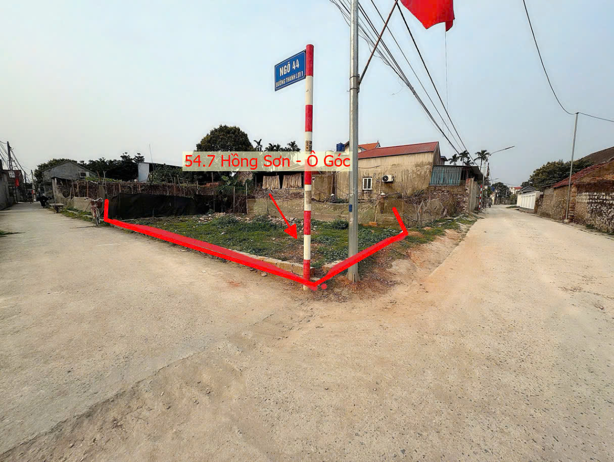 Hình ảnh Bán Lô Góc 2 Mặt Tiền 54.7m Tại Hồng Sơn Mỹ Đức Ô Tô Đỗ Tận Đất Giá Chỉ Vài Trăm Triệu 