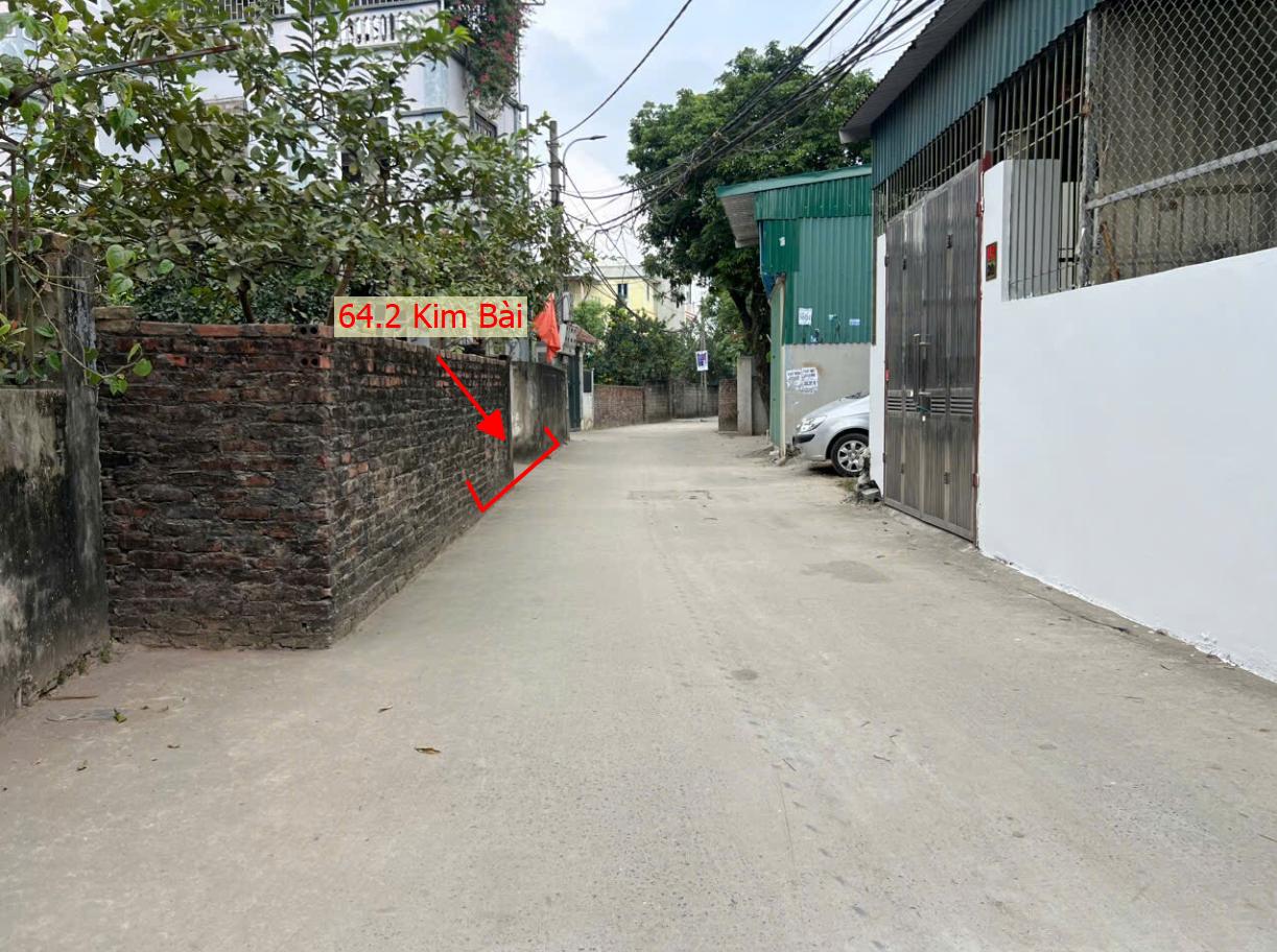 Hình ảnh Bán Thửa Đất 64.2m Tại Kim Bài Đường Thông Ô Tô Sát Trục Kinh Doanh Ngay Gần QL21B