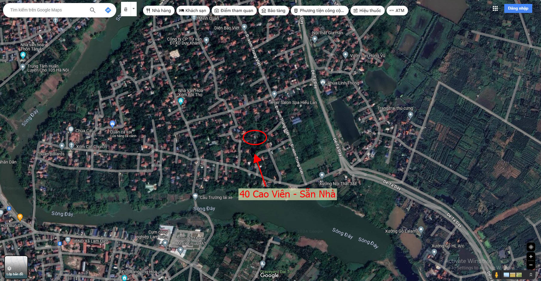 Hình ảnh Bán Đất Tặng Nhà Cấp 4 Gần Trục Kinh Doanh Tại Cao Viên Giá Nhỉnh Tỷ 