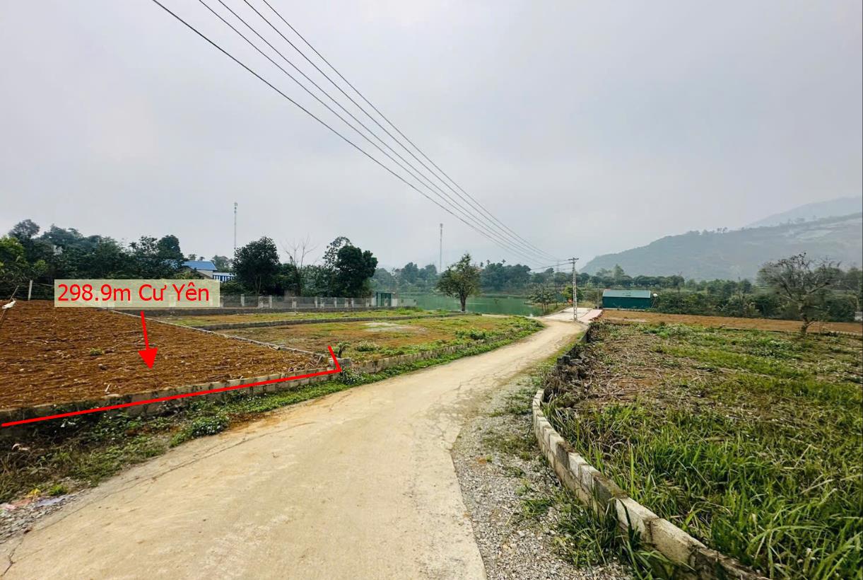 Hình ảnh Bán Lô Đất 298.9m Tại Cư Yên Lương Sơn Bám Đường Bê Tông Ô Tô Vào Tận Đất Veiw Hồ Thoáng Mát  Sổ Đỏ Pháp Lý Rõ Ràng