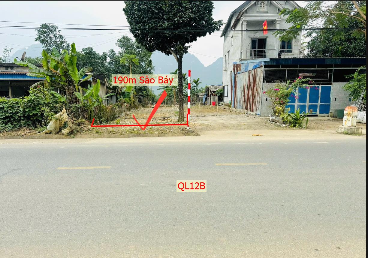 Hình ảnh Bán Lô Đất 190m Tại Kim Bôi Bám Đường QL12b Ô Tô Tránh Nhau View Cánh Đồng Thoáng Mát Kinh Doanh Buôn Bán Giá Đầu Tư