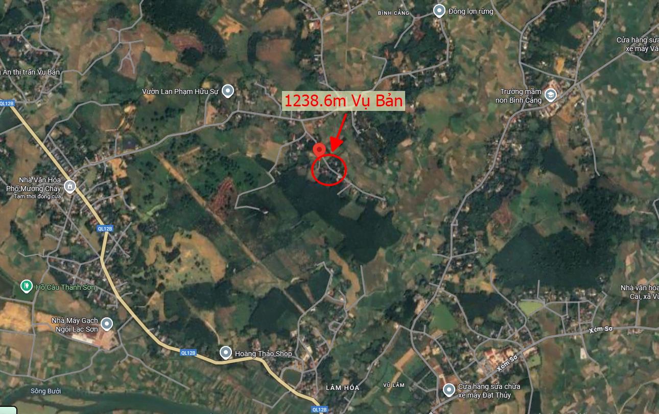 Hình ảnh Bán Lô Đất 1328.6m Tại Kì Sơn Bám Đường Bê Tông Ô Tô Vào Tận Đất Cách KCN 1km View Núi Thoáng Mát Giá Đầu Tư
