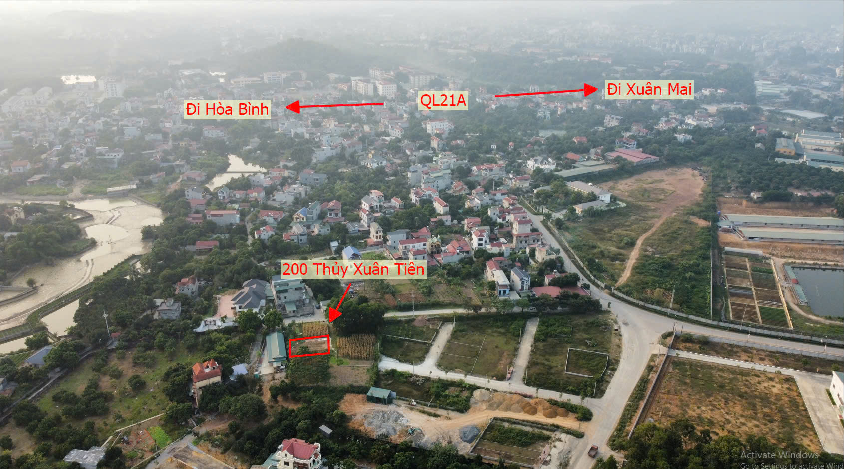 Hình ảnh Bán Đất Full Thổ Cư Ô Tô Vào Tận Đất Gần QL21A Tại Thủy Xuân Tiên Sát Khu Phân Lô Đồi K6 Cực Đẹp 