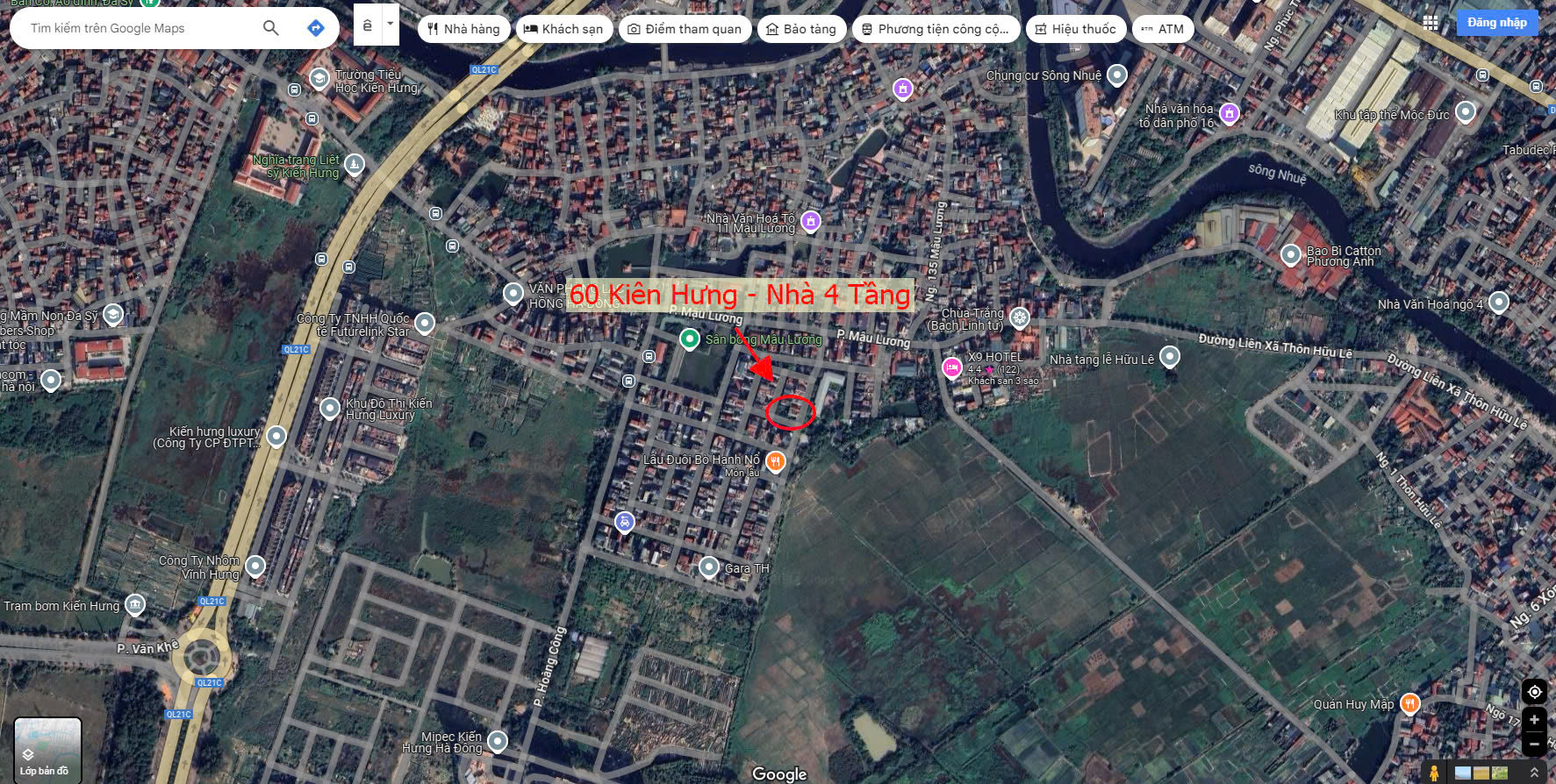 Hình ảnh Bán Đất Tặng Nhà 4 Tầng Sát Trục Đường Cenco5 Ngay Trung Tâm Phường Kiến Hưng Hà Đông 