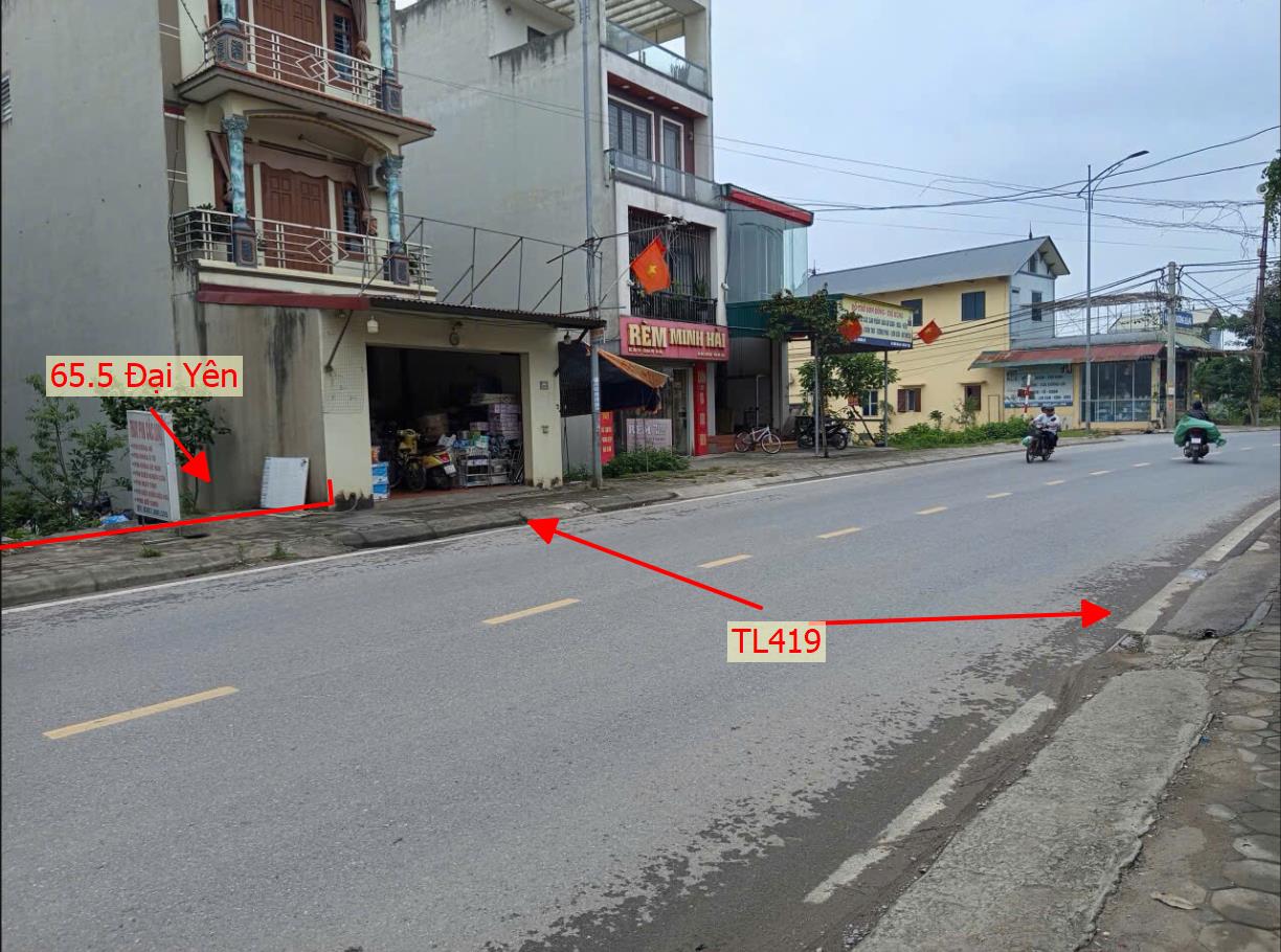Hình ảnh Bất Động Sản Chương Mỹ Bán Đất Khu Vực Đại Yên Mặt Đường Kinh Doanh TL419 Ngay Gần Trường Học Các Cấp