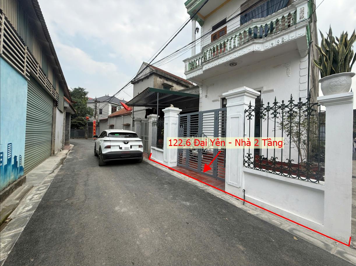 Hình ảnh Bán Nhà 2 Tầng 122.6m Tại Đại Yên Ô Tô Đỗ Tận Cửa Sát Mặt Đường Kinh Doanh TL419 