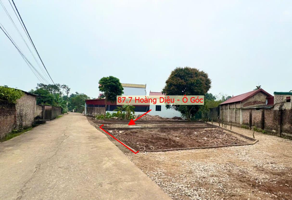 Hình ảnh Bán Lô Góc 3 Mặt Tiền 87.7m Tại Hoàng Diệu Đường Ô Tô Tránh Sát Trục Chính Kinh Doanh Liên Xã