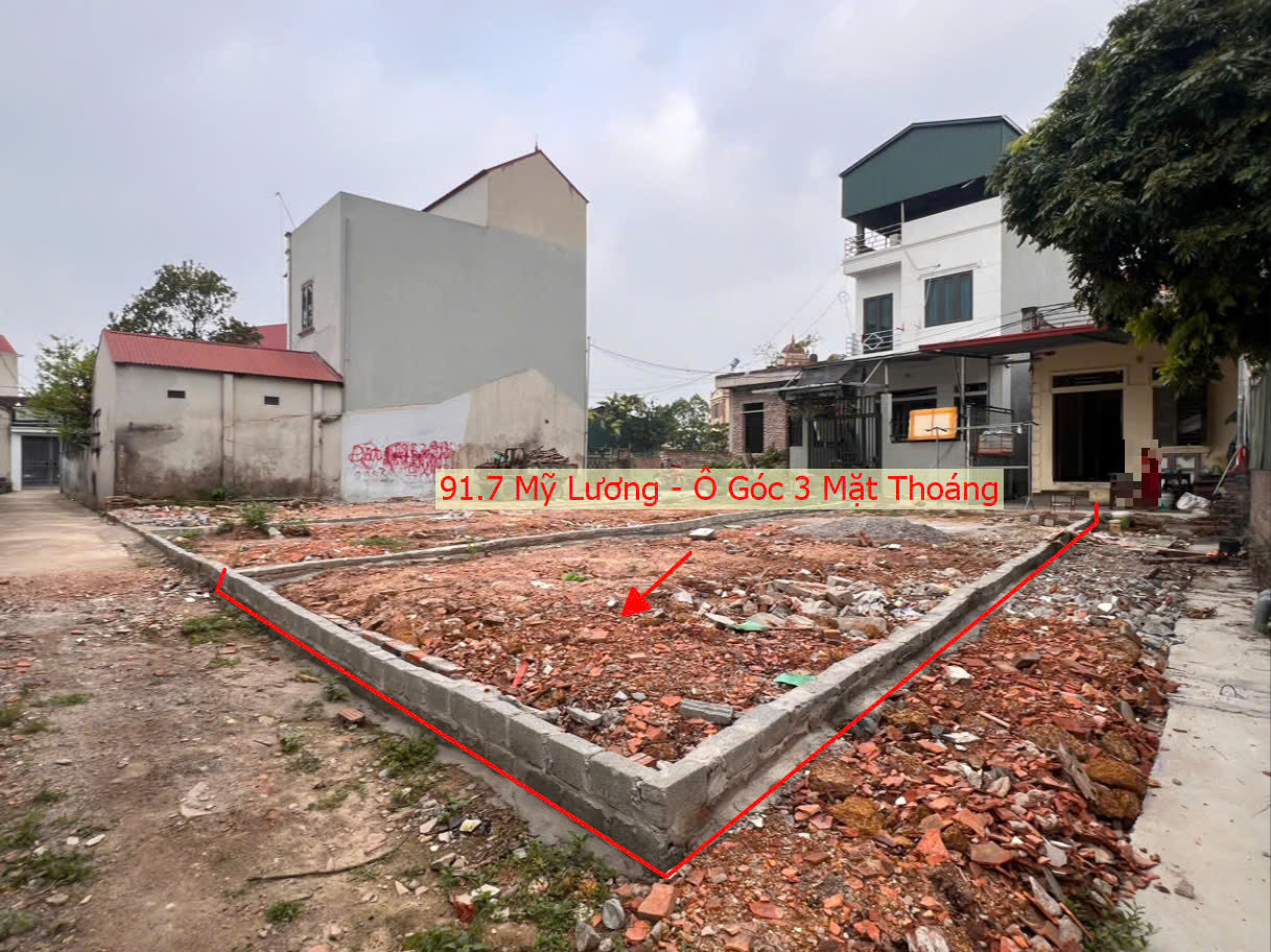 Hình ảnh Bán Lô Góc 3 Mặt Thoáng 91.7m Tại Mỹ Lương Chương Mỹ Sát Trục Kinh Doanh - Đất Phân Lô Mỹ Lương Chương Mỹ