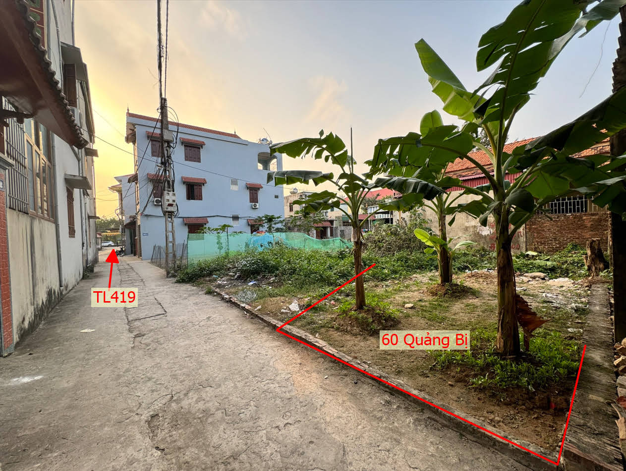 Hình ảnh Bán Đất Quảng Bị Oto Đỗ Cửa Ngay Gần Đường TL419 Mà Giá Chỉ Nhỉnh Tỷ 