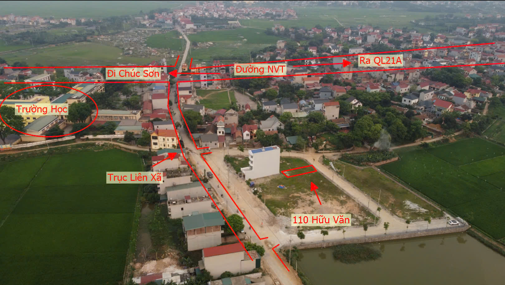 Hình ảnh Bán Đất Đấu Giá Hữu Văn Ngay Sát Trục Chính Kinh Doanh Ô Tô Đỗ Tận Đất 