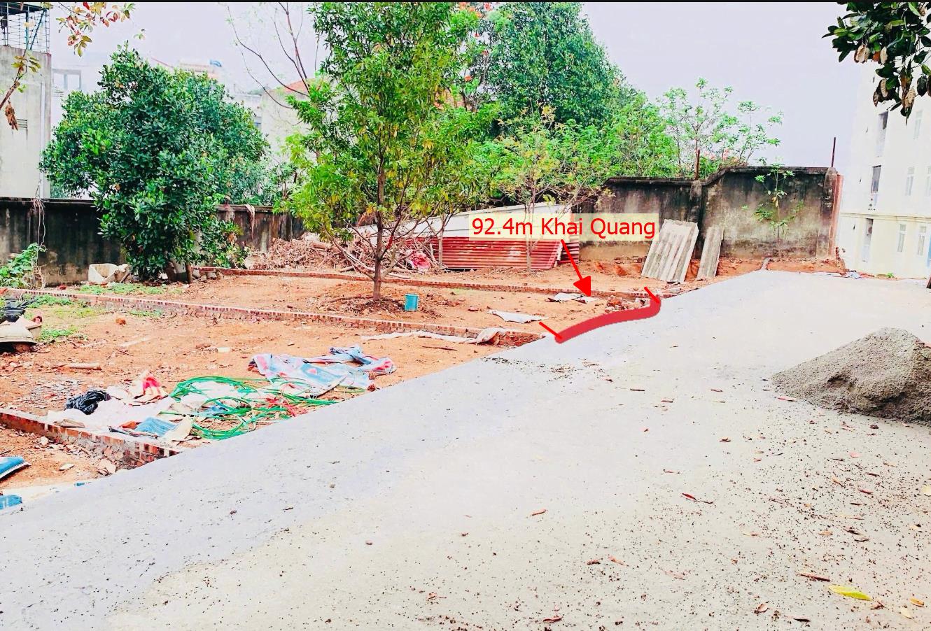 Hình ảnh Bán Lô Đất 92.4m Tại Khai Quang Vĩnh Yên Bám Đường Bê Tông Ô Tô Vào Tận Đất Dân Cư Đông Đúc Gần Chợ Trường Học Ủy Ban Giá Đầu Tư