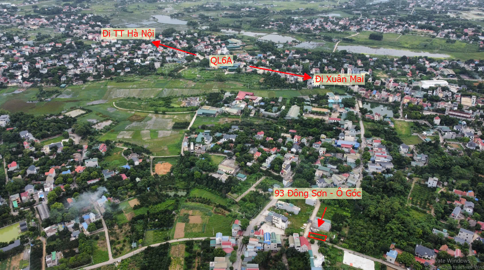 Hình ảnh Bán Lô Góc 2 Mặt Tiền Ô Tô Đỗ Tận Đất Thuộc Khu Đất Đấu Giá Xã Đông Sơn Gần QL6A Đang Mở Rộng 