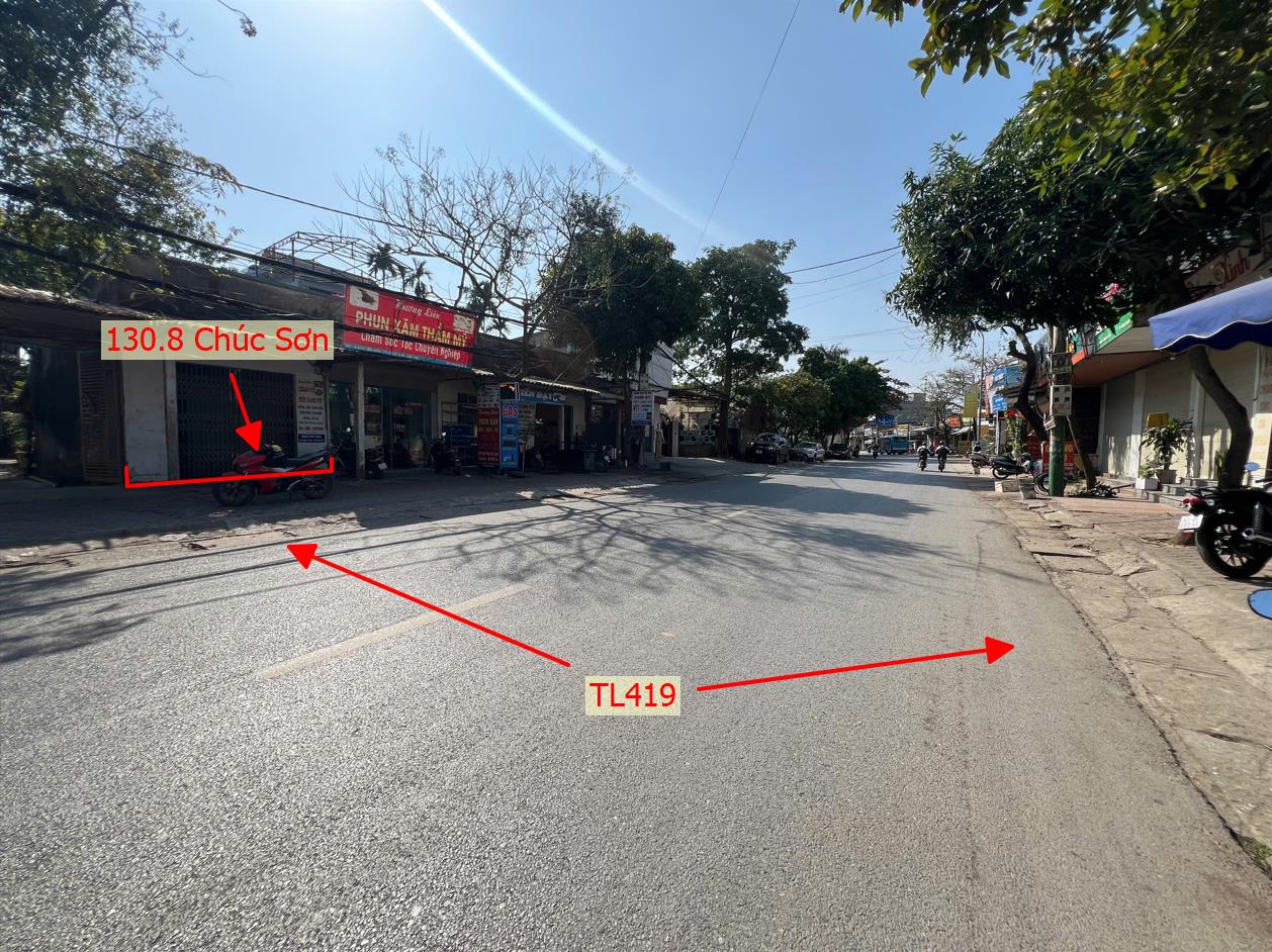 Hình ảnh Bán Nhà Cấp 4 Mặt Đường Kinh Doanh TL419 130.8m Tại Chúc Sơn Cách Trường CMA Chỉ 200M