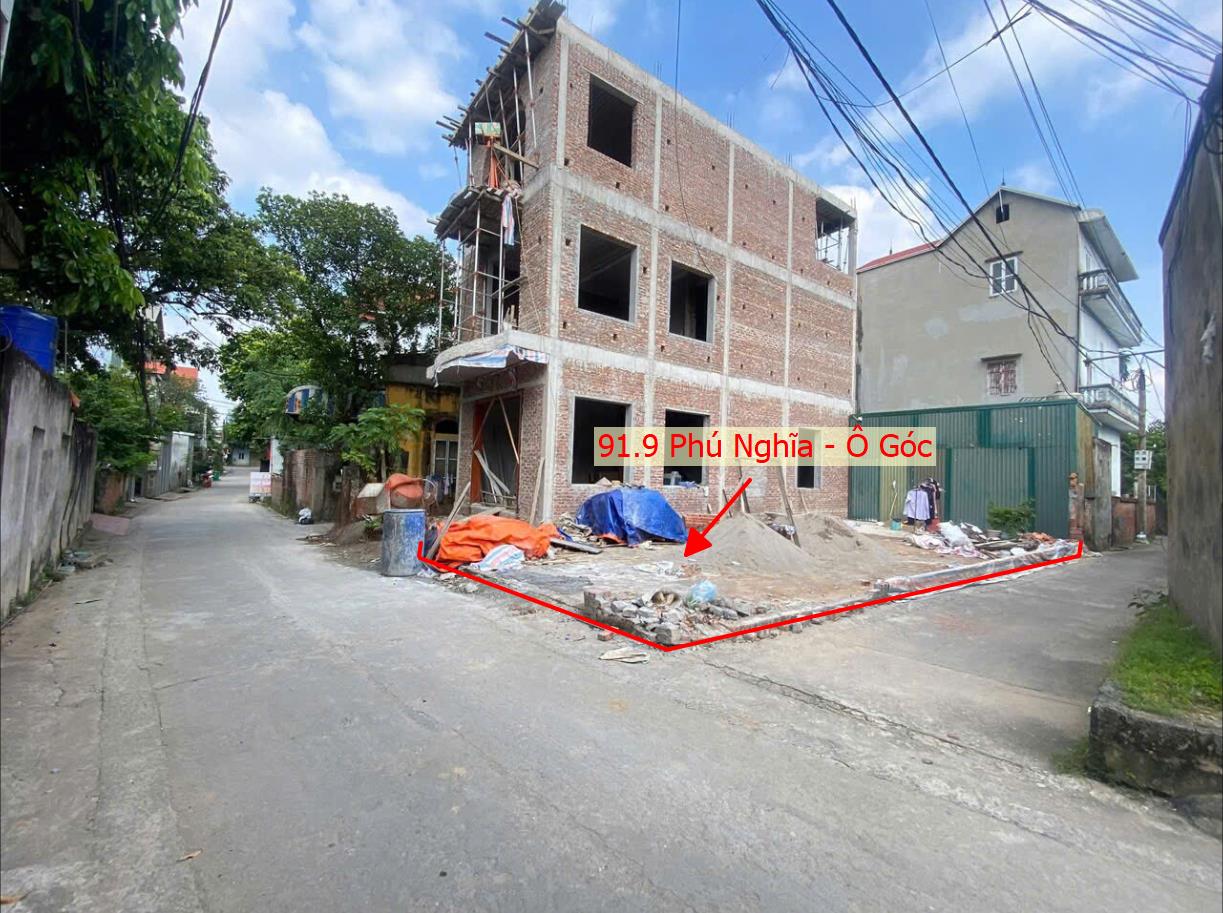 Hình ảnh Bán Lô Góc 2 Mặt Tiền 91.9m Tại Phú Nghĩa Chương Mỹ Ô Tô Đỗ Tận Đất Sát QL6A Đang Mở Rộng