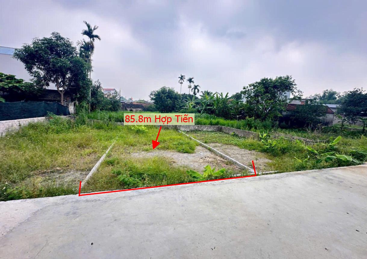 Hình ảnh Bán Lô Đất 85.8m Tại Hợp Tiến Mỹ Đức Bám Đường Bê Tông Ô Tô Vào Tận Đất Dân Cư Đông Đúc Giá Đầu Tư