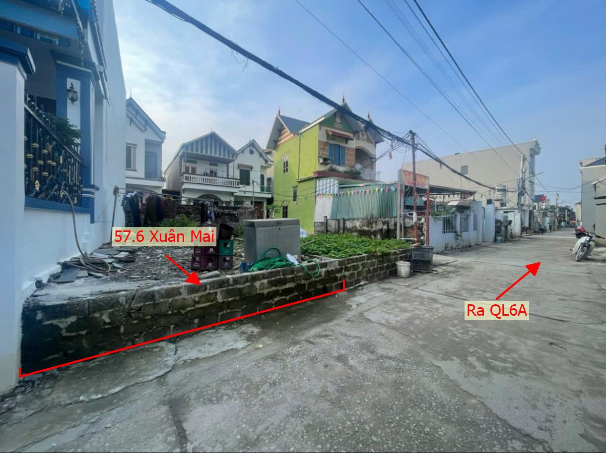 Hình ảnh Đất Phân Lô Thị Trấn Xuân Mai Ô Tô Đỗ Tận Đất Sát QL6A Đang Triển Khai Mở Rộng