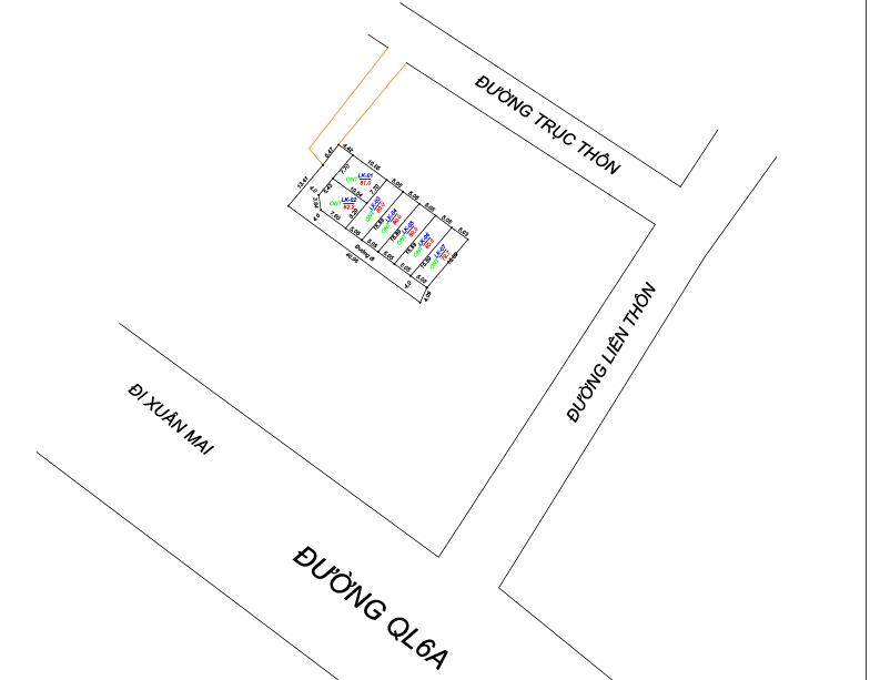 Hình ảnh Đất Phân Lô Đông Phương Yên Sát Trục Kinh Doanh Liên Xã Ngay Gần QL6A Đang Triển Khai Mở Rộng