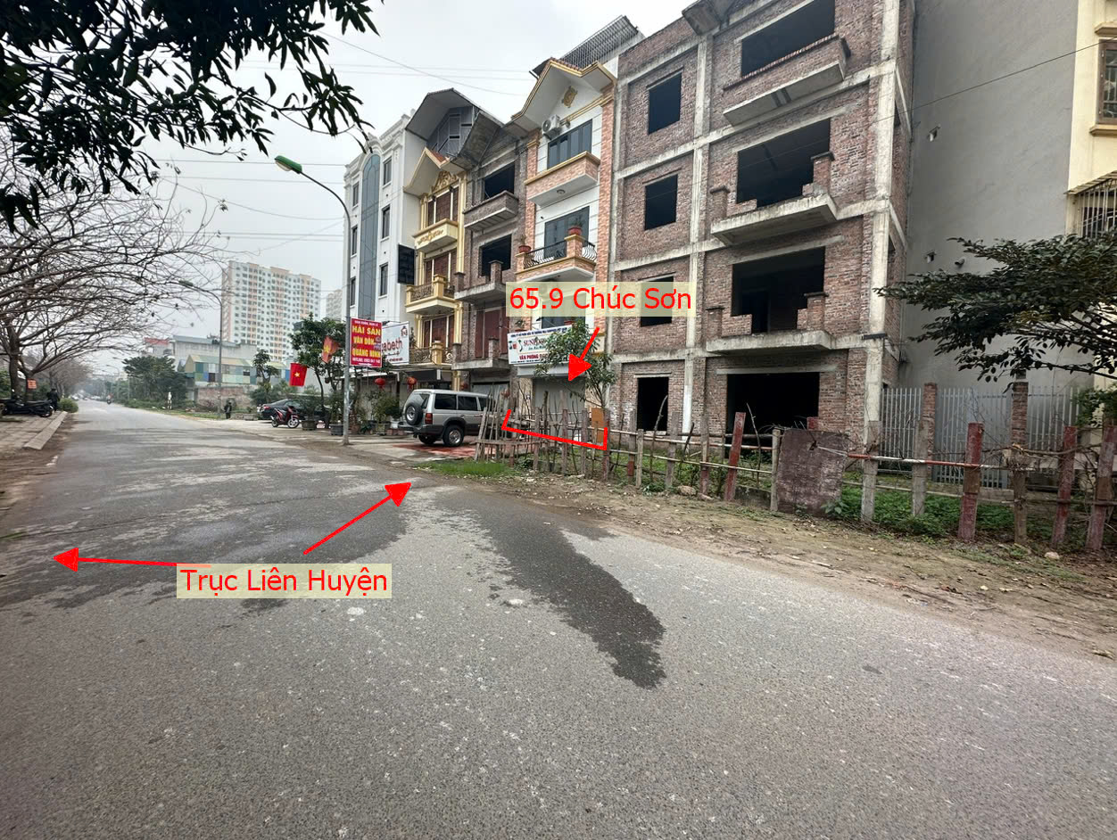 Hình ảnh Bán Nhà Liền Kề Tại Thị Trấn Chúc Sơn Mặt Đường Kinh Doanh Ngay Sát QL6A Giáp Quận Hà Đông