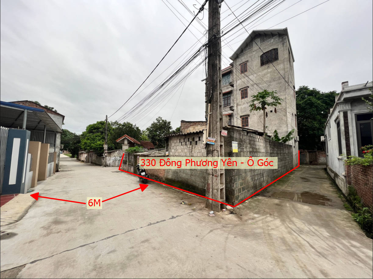 Hình ảnh Bán Lô Góc 3 Mặt Thoáng Full Thổ Cư Sẵn Nhà 4 Tầng Tại Đông Phương Yên 