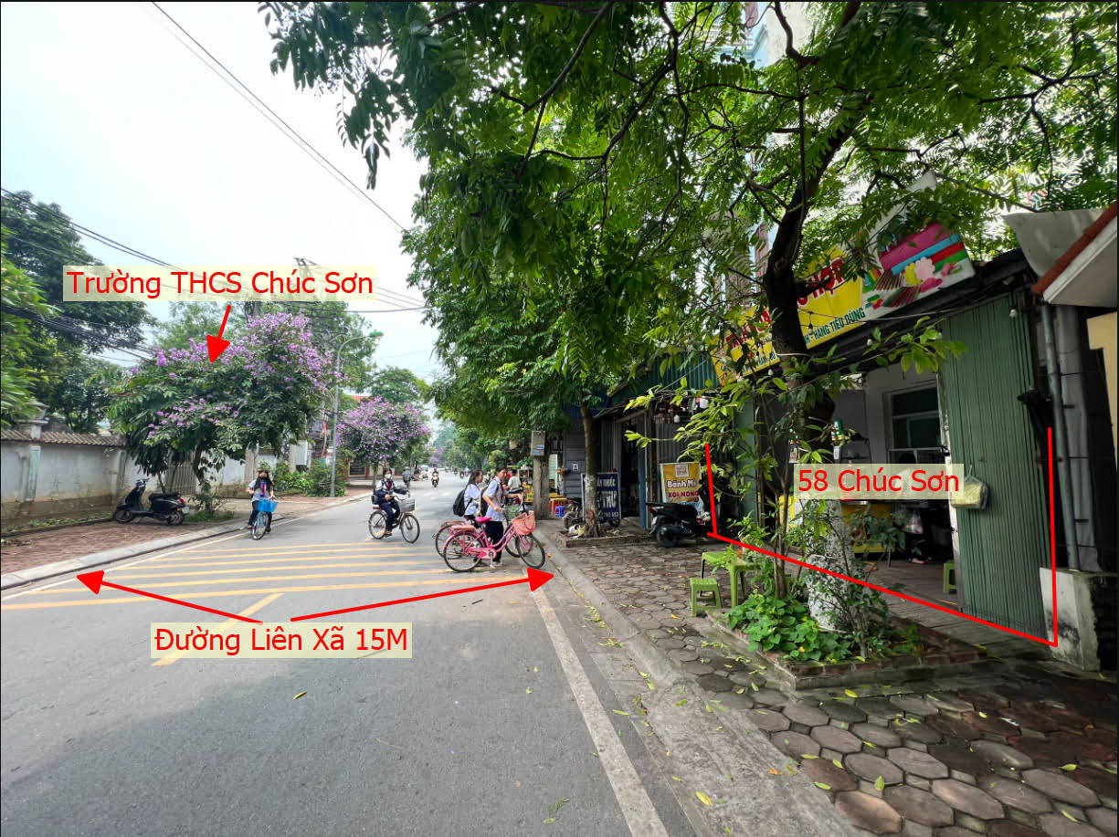 Hình ảnh Bán Đất Thị Trấn Chúc Sơn Mặt Đường Kinh Doanh Đối Diện Ủy Ban Trường Học Thị Trấn 