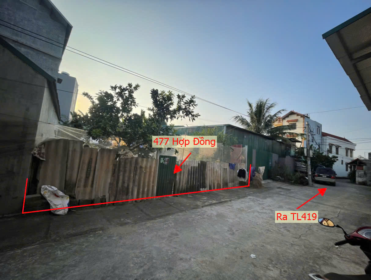 Hình ảnh Bán Đất Hợp Đồng Ô Tô Đỗ Tận Đất Gần Mặt Đường Kinh Doanh TL419 Ngay Trung Tâm Xã Hợp Đồng 