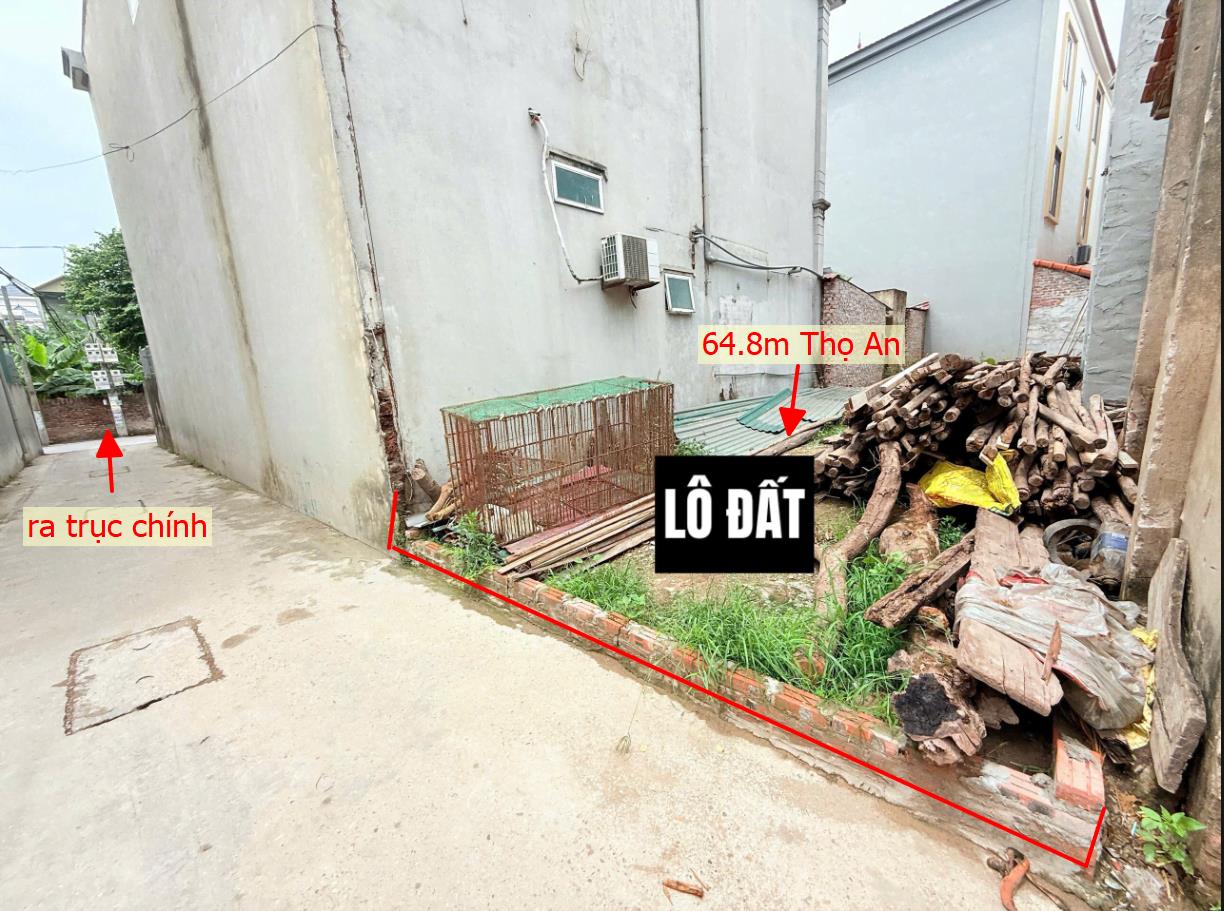 Hình ảnh Bán Lô Đất 64.7m Tại Thọ An Đan Phượng Cách Trục Chính Vài Mét Gần CHợ Trường Học Ủy Ban Giá ĐẦu Tư