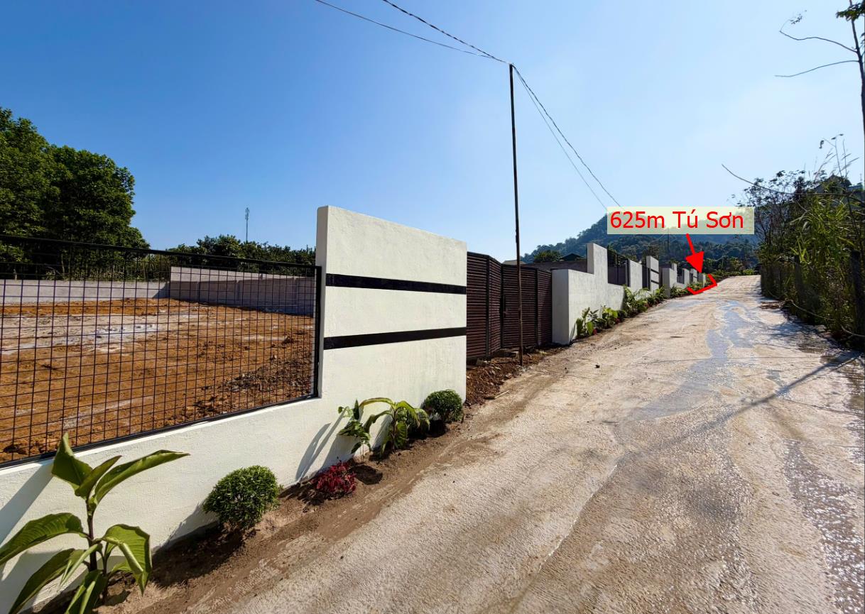 Hình ảnh Bán Lô Đất 625m Tại Tú Sơn Kim Bôi Bám Đường Bê Tông Ô Tô Vào Tận Đất View Đồi Thoáng Mát Ranh Giới Rõ Ràng Giá Rẻ
