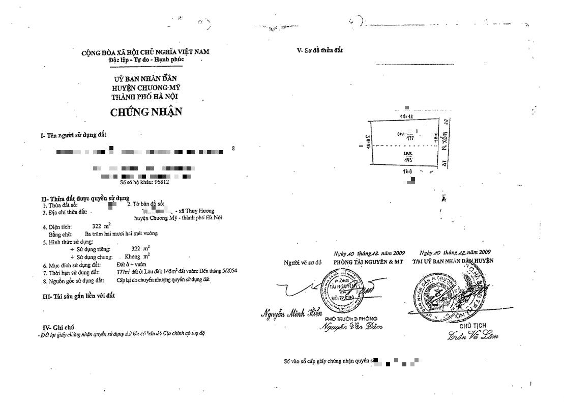 Hình ảnh Bán Thửa Đất 322m Tại Thụy Hương Ô Tô Vào Tận Đất Sát Trục Chính Kinh Doanh Liên Xã 