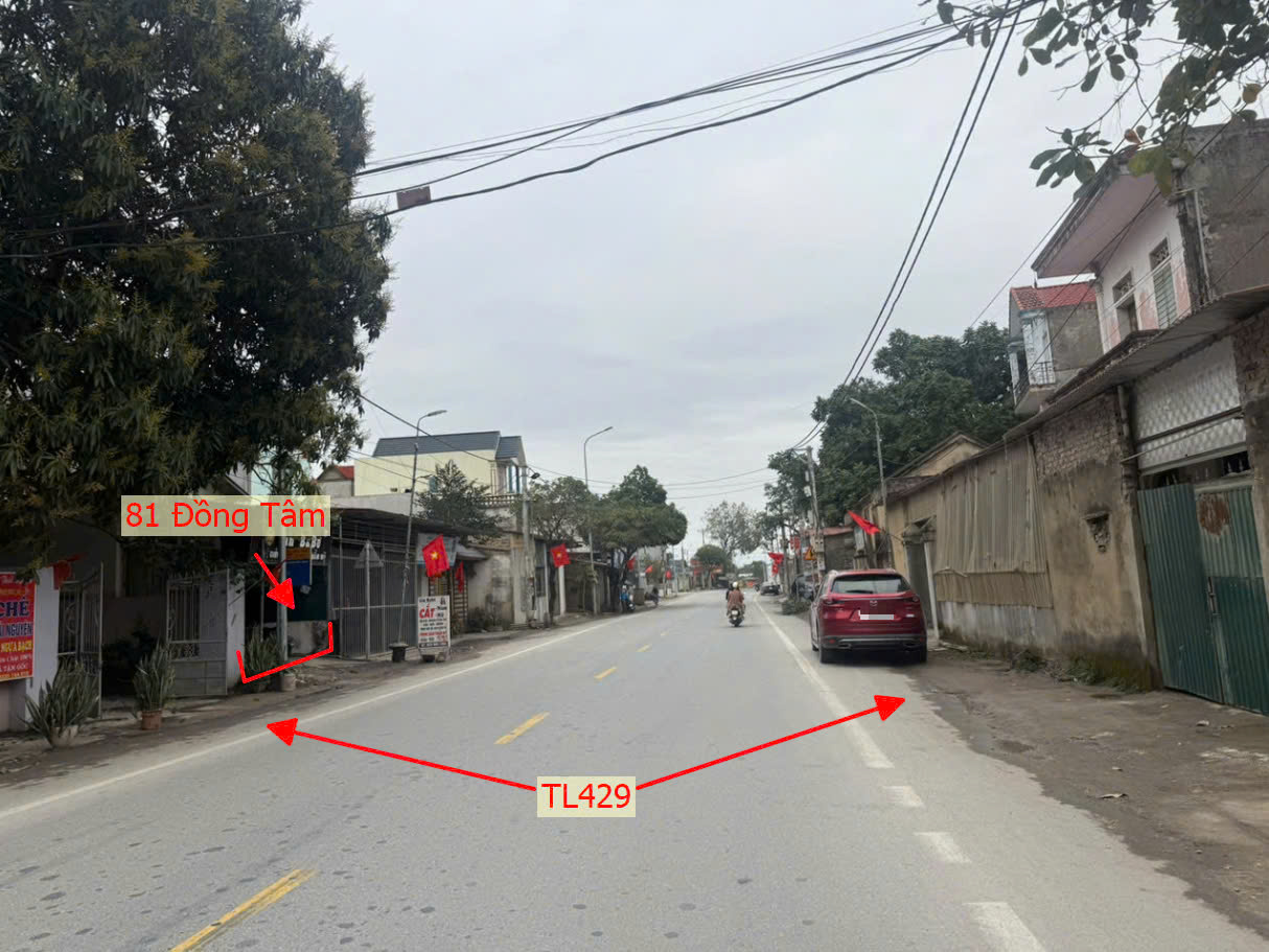 Hình ảnh Bán Đất Tặng Nhà Cấp 4 81m Tại Đồng Tâm Mặt Đường Kinh Doanh TL429 Ngay Trung Tâm Hành Chính Xã 