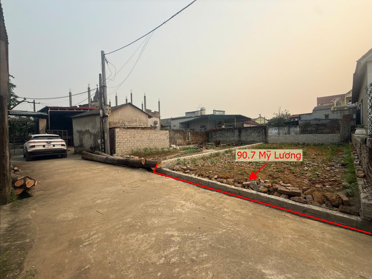 Hình ảnh Bán Thửa Đất 90.7m Tại Mỹ Lương Sát Trục Kinh Doanh Gần Trường Học Các Cấp Giá Chỉ Hơn Tỷ